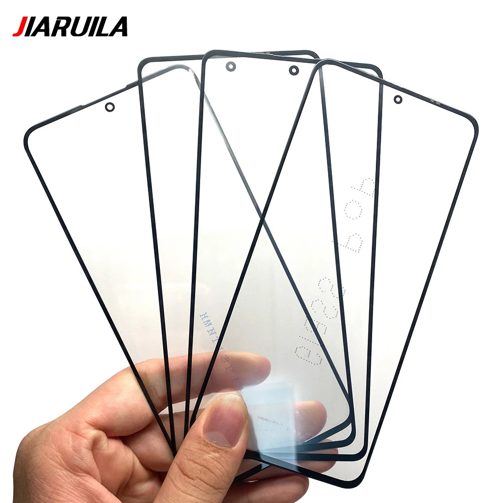 New Screen Front Outer Glass + OCA For Xiaomi Redmi Note 10 10s 11 11s 12 12s 13 Pro Plus 4G 5G Screen Touch Panel Glass Xiaomi  Xiao mi phone repair parts