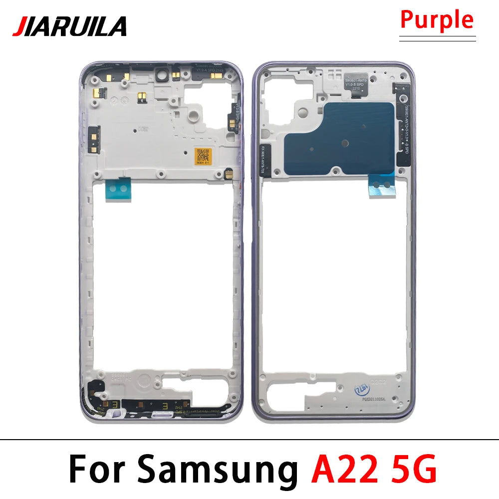 For Samsung A22 A32 4G 5G A225F A226B A325F A326B Middle Frame Holder Housing Replacement Repair Parts Samsung phone repair parts