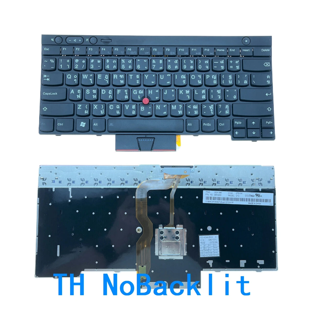 New US Russian Spanish Latin Thai Backlit Keyboard For Lenovo Thinkpad T430 T430S T530 W530 X230 X230I X230 Tablet L430 L530 Lenovo laptop repair parts