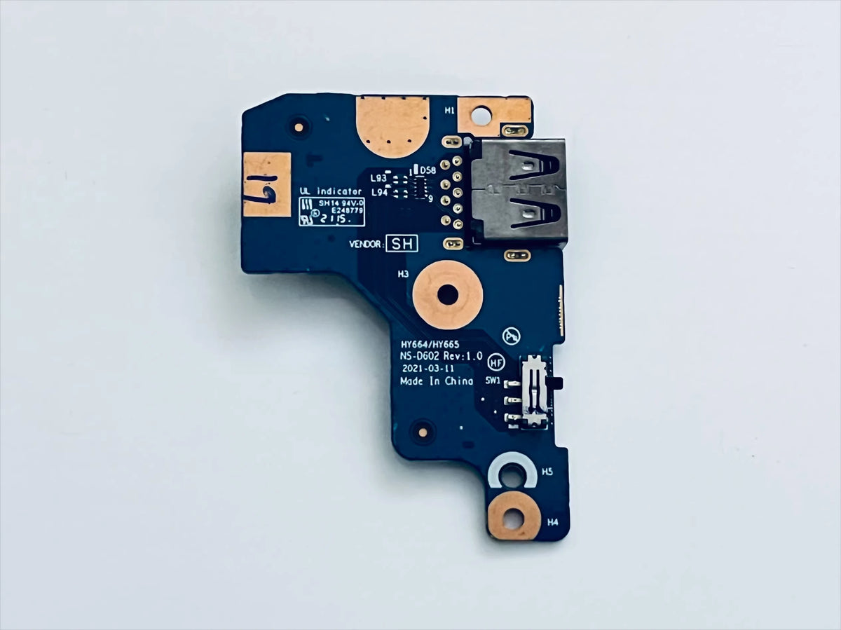 USB LED light board For Lenovo R/Y 7000P Y/R 9000P Legion 5-15ACH6 16ACH6H NS-D562 NS-D713 NS-D741 NS-D602 NS-D601 switch board Lenovo laptop repair parts