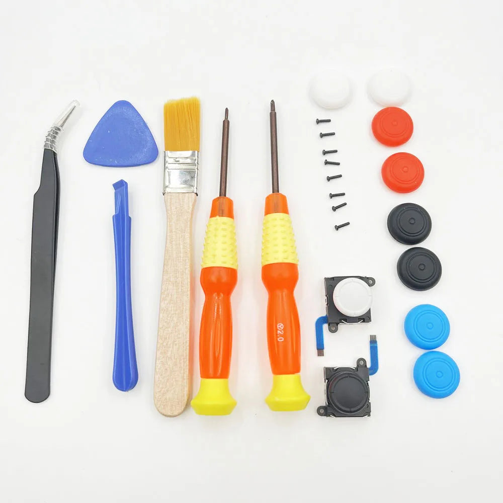 Joystick Repair for Nintendo Switch Joycon 3D Analog Thumb Sticks Caps Switch Lite OLED Tool Pry Tool Screwdriver Kit Game console repair parts