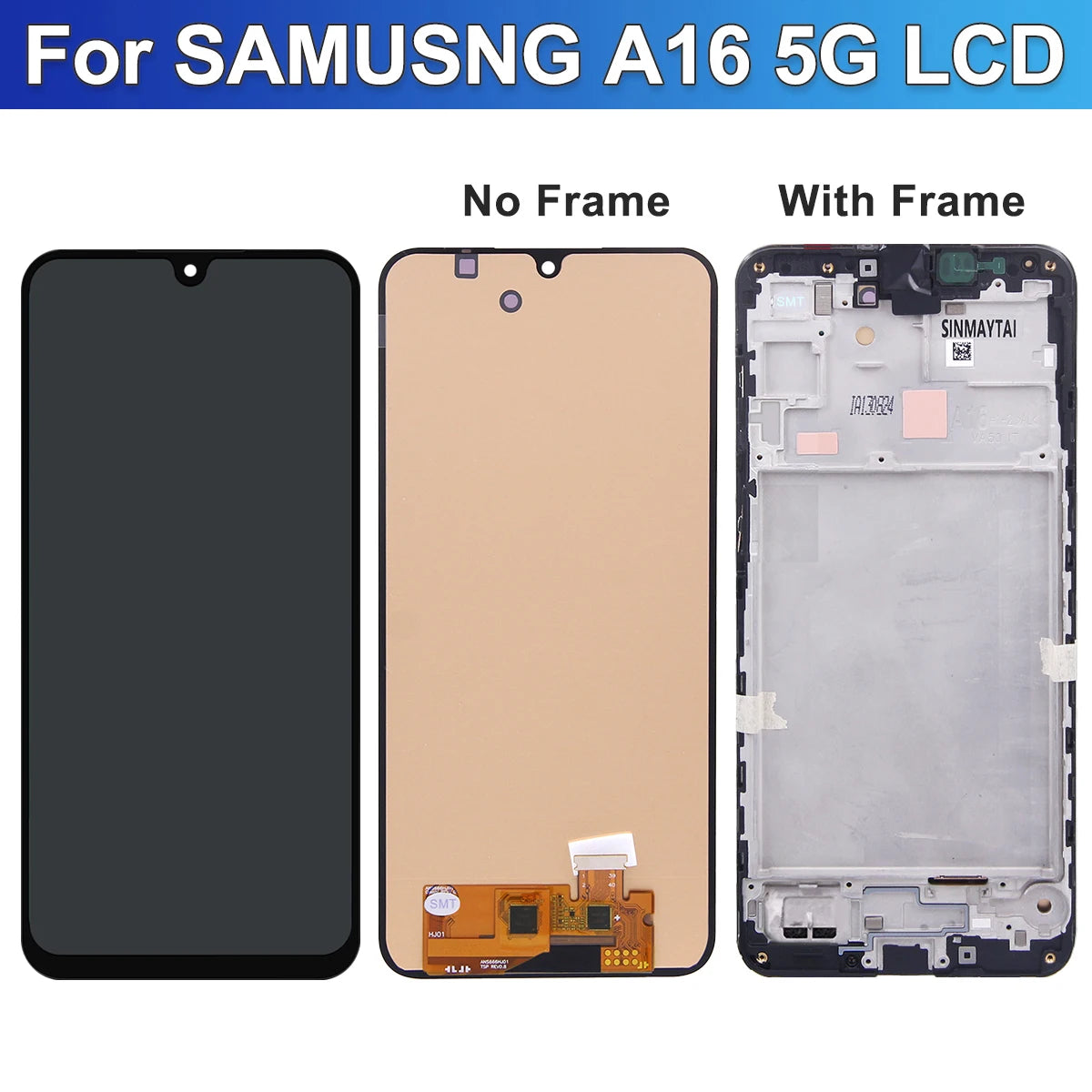 6.7" Super AMOLED For Samsung A16 4G A165F A165M Display Touch Screen Digitizer 90Hz For Samsung A16 5G A166B A166E A166P LCD Samsung phone repair parts