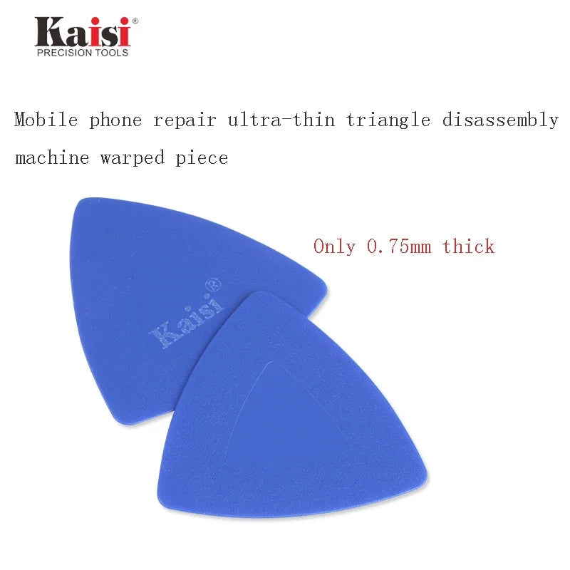 Kaisi 5Pcs 0.75mm Ultra-Thin Hard Plastic Scraper Mobile Phones Pry Opening Kits for IPad Tablets Teardown Repair Hand Tools Set Professional Repair Tools