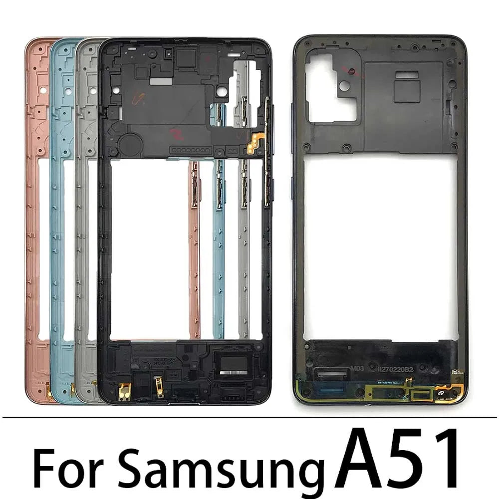 10Pcs/Lot, Middle Frame Bezel Middle Plate For Samsung A31 A41 A51 A71 Repair Parts Samsung phone repair parts