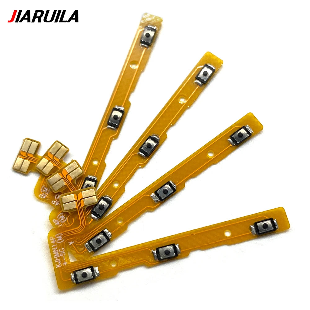 10Pcs, Power Switch On Off Button Volume control Key Button Flex Cable For Xiaomi Redmi Note 12 13 14 Pro Plus 4G 5G  Xiaomi  Xiao mi phone repair parts