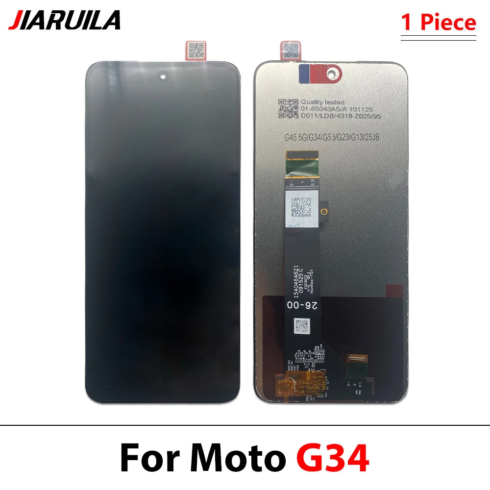 LCD Display Touch Screen Digitizer Assembly For Motorola Moto G04 G04s G05 G13 G14 G15 G23 G73 G24 G34 G35 G55 G75 G85 G86 G96 Motorola phone repair parts