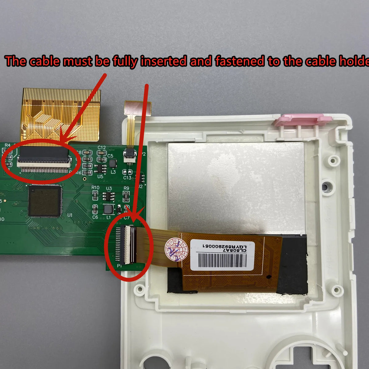 2.2 Inches GBC LCD High Brightness LCD Screen For Gameboy Color GBC, Plug And Play Without Welding And Shell Cutting. Game console repair parts