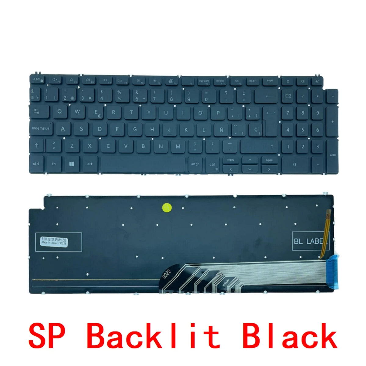 US RU SP BR Backlit Keyboard For Dell Latitude 3510 P101F Vostro 5501 5502 P102F 5590 P88F Inspiron 7500 7501 7506 7590 7591Dell laptop repair parts