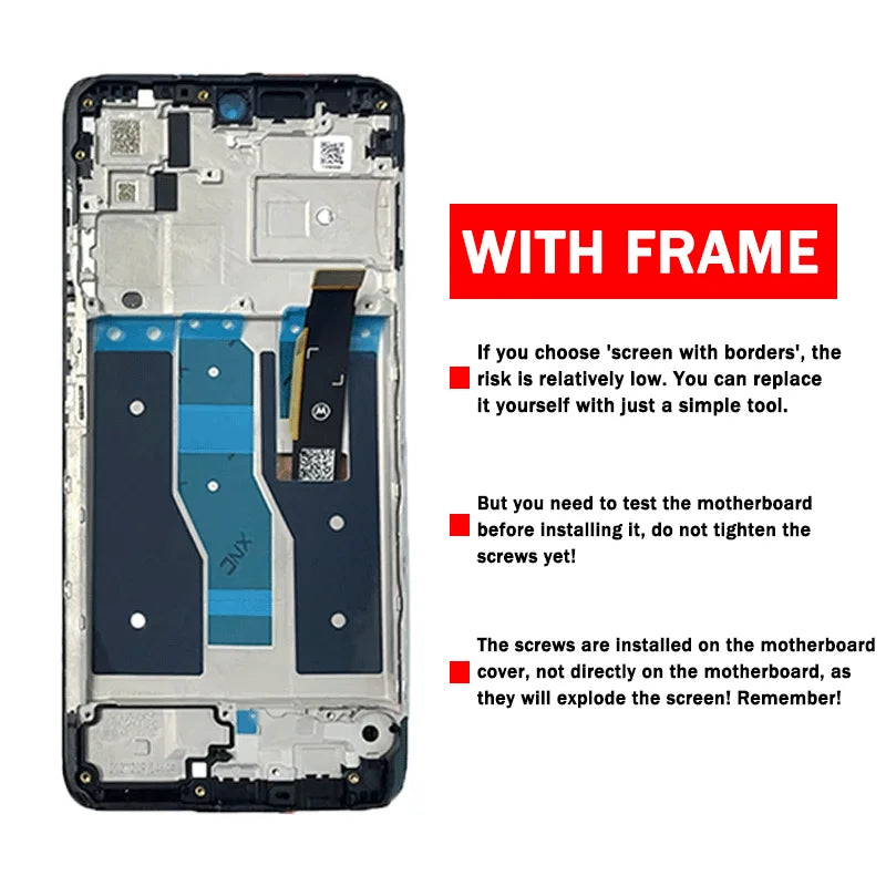 6.6" 120Hz AMOLED For Motorola Moto G82 XT2225-1 LCD Display Touch Screen Digiziter For Moto G82 Display Replacement Part Motorola phone repair parts