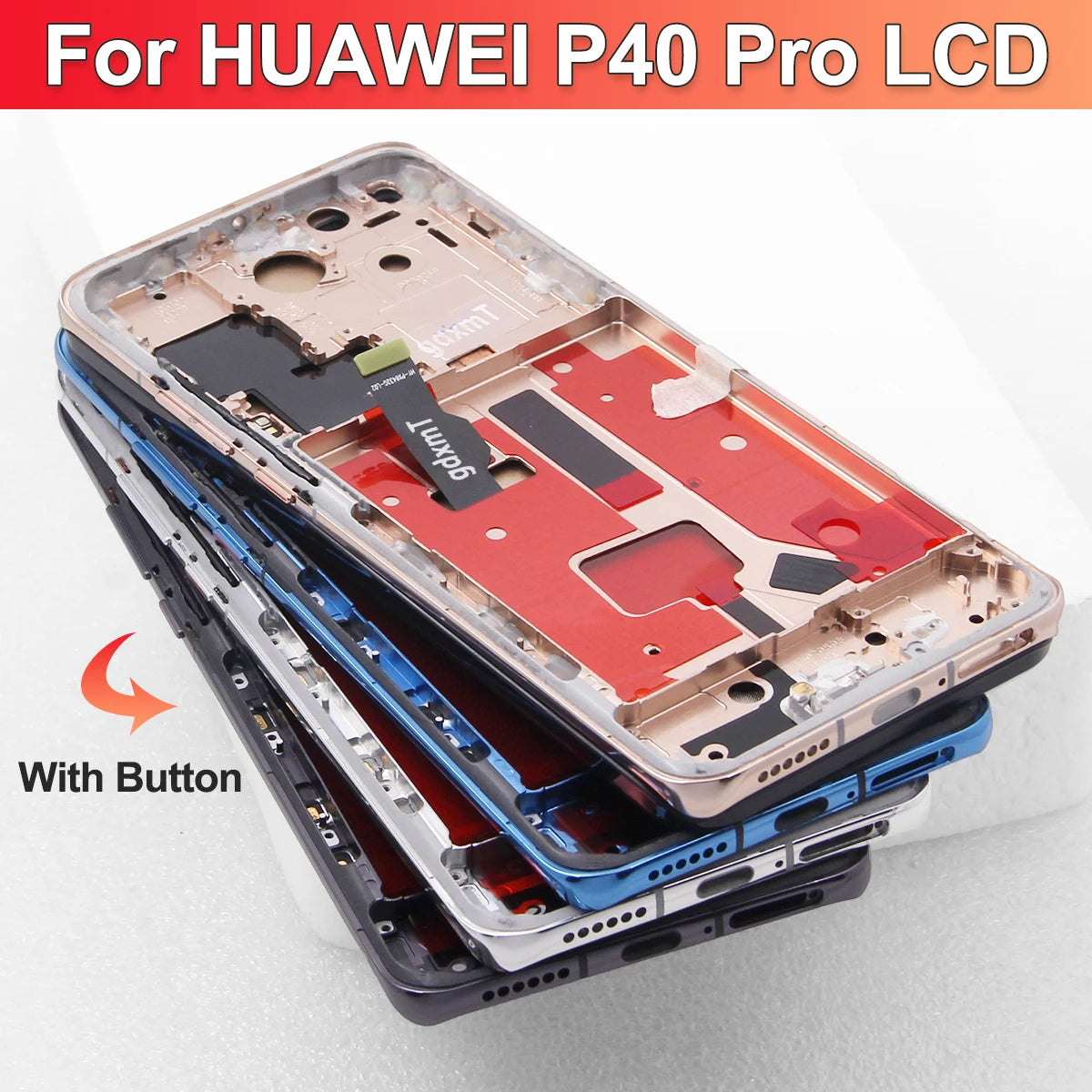 6.58'' TFT For Huawei P40 Pro ELS-N04,ELS-NX9 ELS-N29 LCD Screen Touch Digitizer For huawei P40 Pro LCD Display Assembly Parts HUAWEI phone repair parts