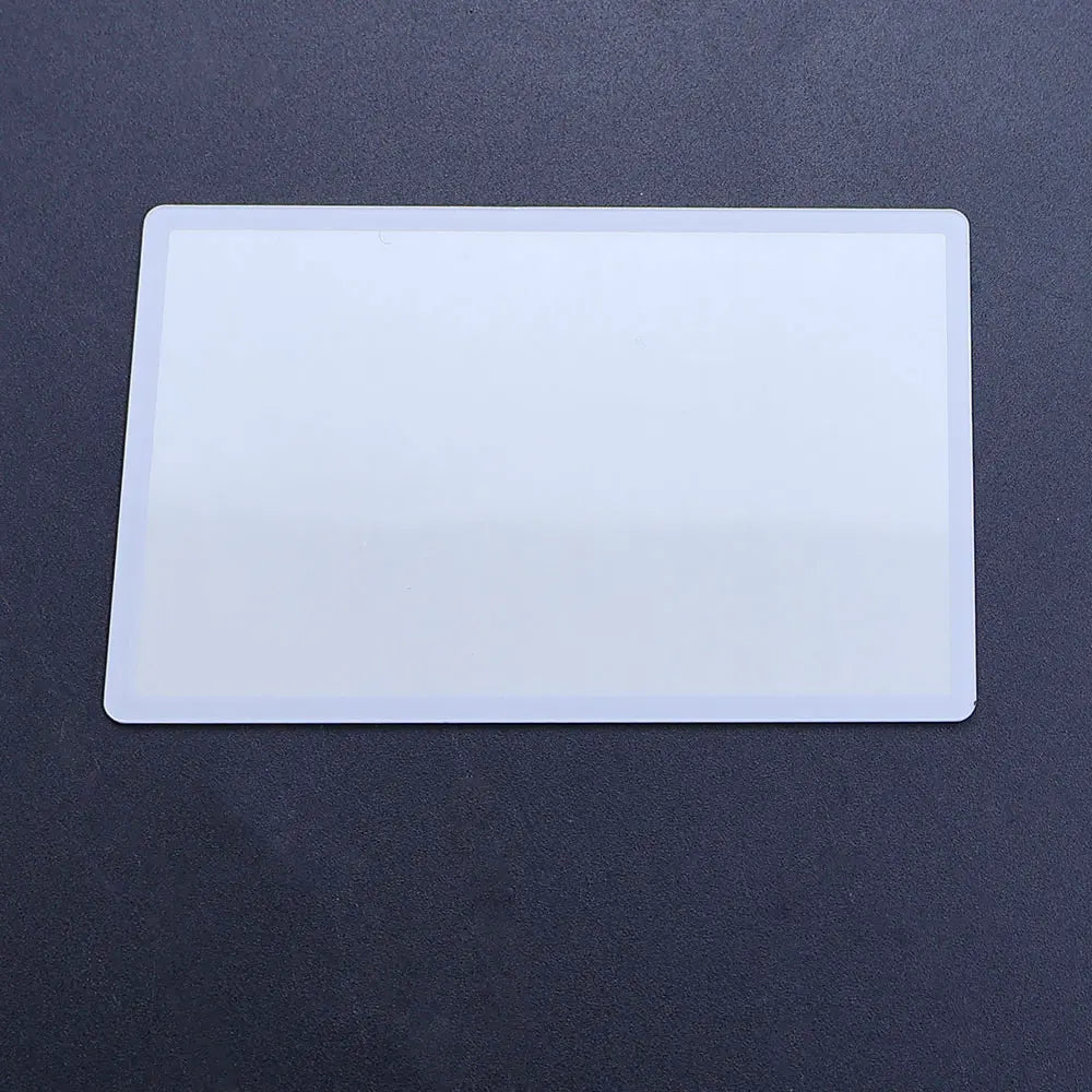 1Piece For 2DS Top Surface Mirror Glass/Plastic Upper LCD Screen Lens With Adhesive Front Protector Cover Replacement Game console repair parts