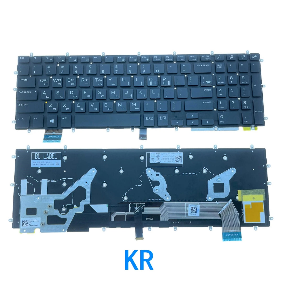 New US Korean Laptop Backlit Keyboard For Dell Alienware M15 R1 M17 R1 2019 P79F 06F8R5-KOR DELL  laptop repair parts