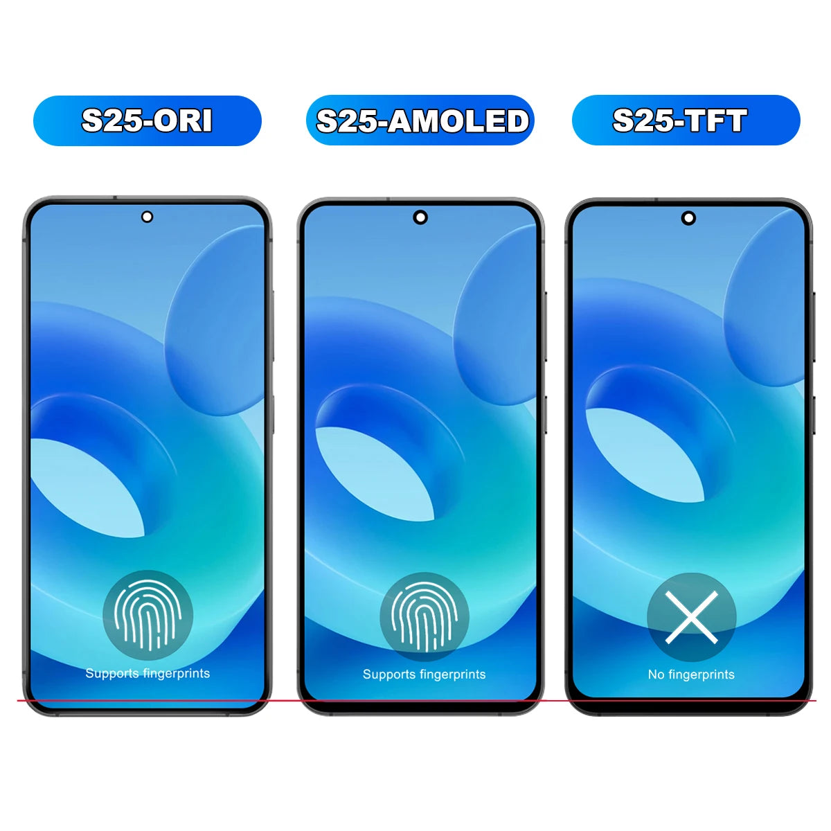 TFT S25 For Samsung S25 Display Touch Screen Digitizer Assembly S25 SM-S931B, SM-S931B/DS LCD Replacement Part ﻿ Samsung phone repair parts