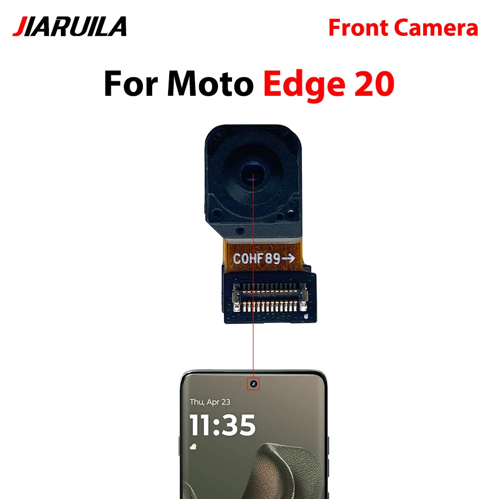 Front Camera Flex Front Back Rear Camera Module Flex Cable For Motorola Moto Edge 20 30 40 50 Neo Fusion Lite Pro Motorola phone repair parts