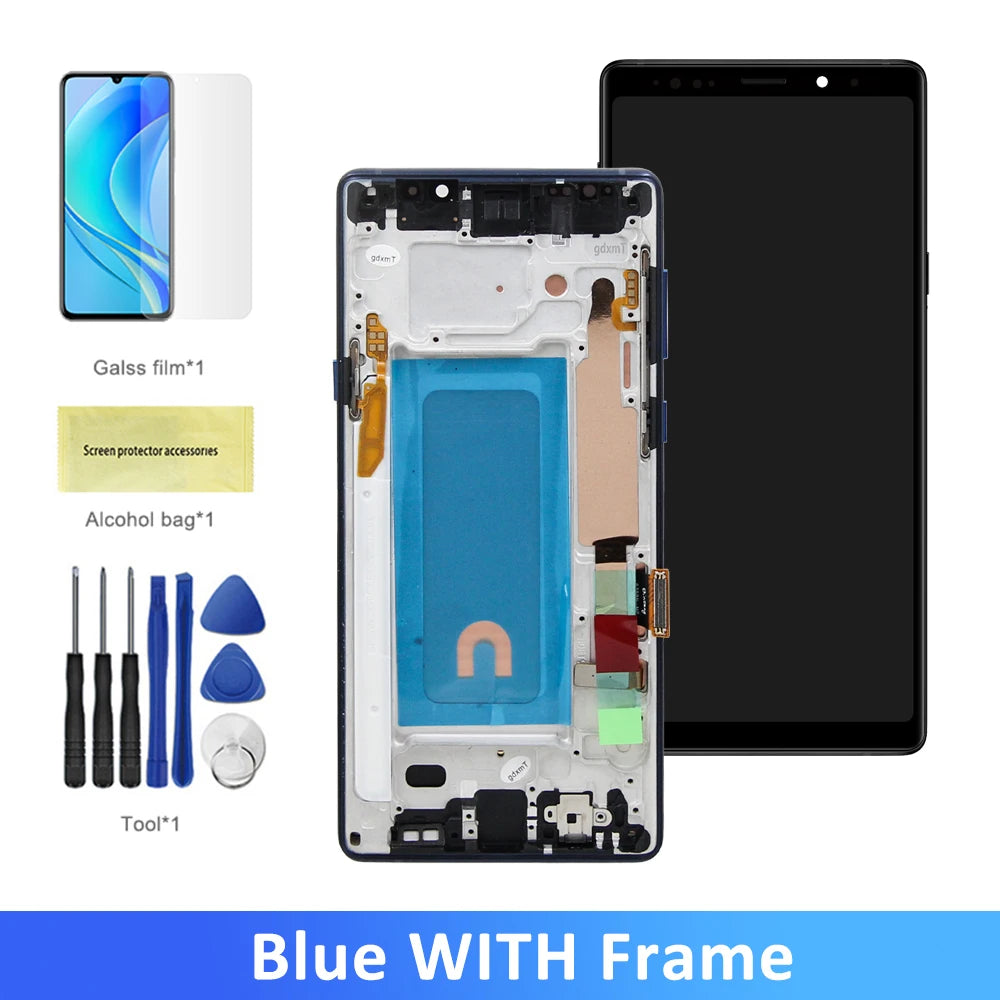 TFT Screen for Samsung Galaxy Note9 N960F N960F/DS N960U Lcd Display Digital Touch Screen with Frame for Samsung Note 9 Assembly Samsung phone repair parts