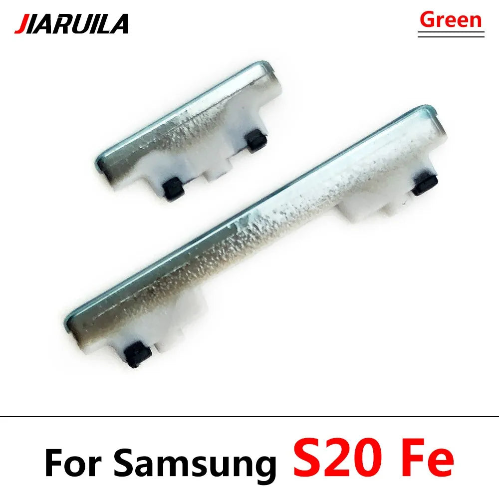 10Pcs/Lot, New Power Button + Volume Side Button For Samsung S20 / S20 Plus / S20 Ultra / S20 Fe Samsung phone repair parts