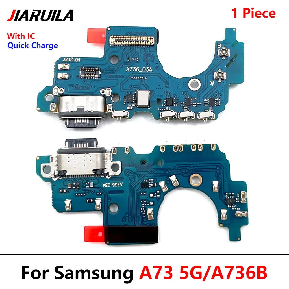 For Samsung A73 5G A736 A736B USB Charging Port Dock Connector Board Mainboard Main Flex Cable Repair Parts Samsung phone repair parts