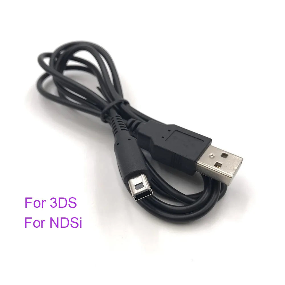 1-3PC USB Data Charger Charging Power Cable Cord For DS Lite NDSL / DSi NDSi XL / 3DS New 3DS XL LL / GBM Game console repair parts