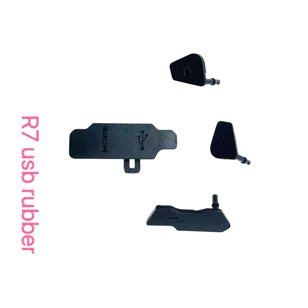 New USB Rubber Set for Canon EOS R7 USB Rubber HDMI Rubber 4pcs Repair Parts  Digital Camera repair parts