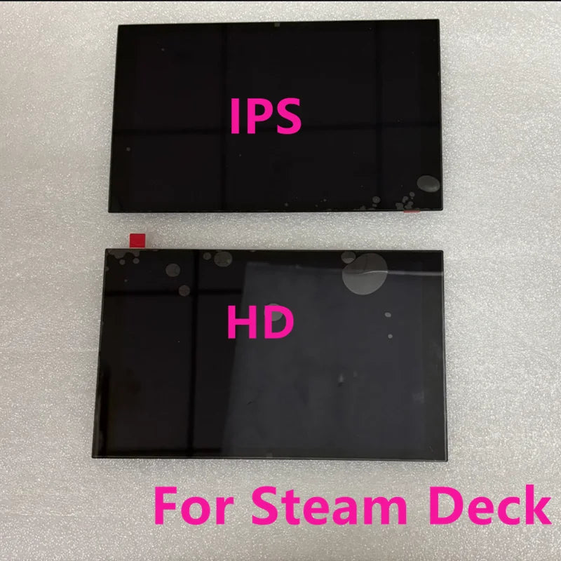 HD LCD Screen Assembly For Steam Deck Game Console 64G 128G 256G 512G 1TB Anti-Glare IPS LCD Display Screen With Touch Panel Game console repair parts
