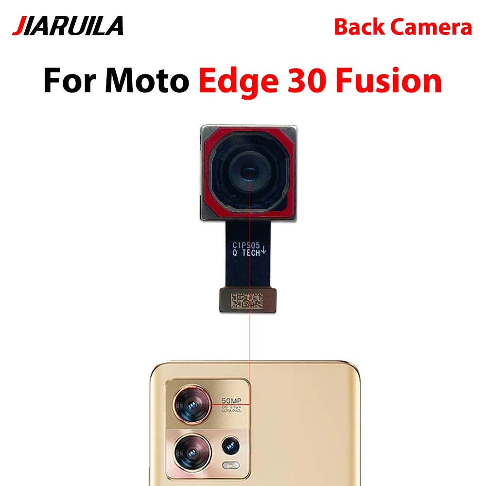 Front Camera Flex Front Back Rear Camera Module Flex Cable For Motorola Moto Edge 20 30 40 50 Neo Fusion Lite Pro Motorola phone repair parts