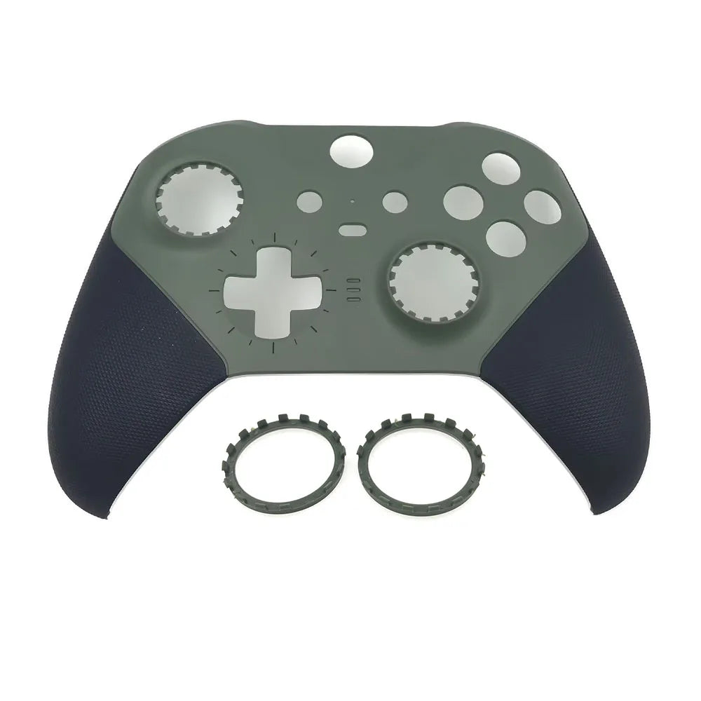 1Set Replacement Housing Shell For Xbox One Elite Series 2 Controller Front Cover Shell Case Faceplate Thumbstick Rings Game console repair parts