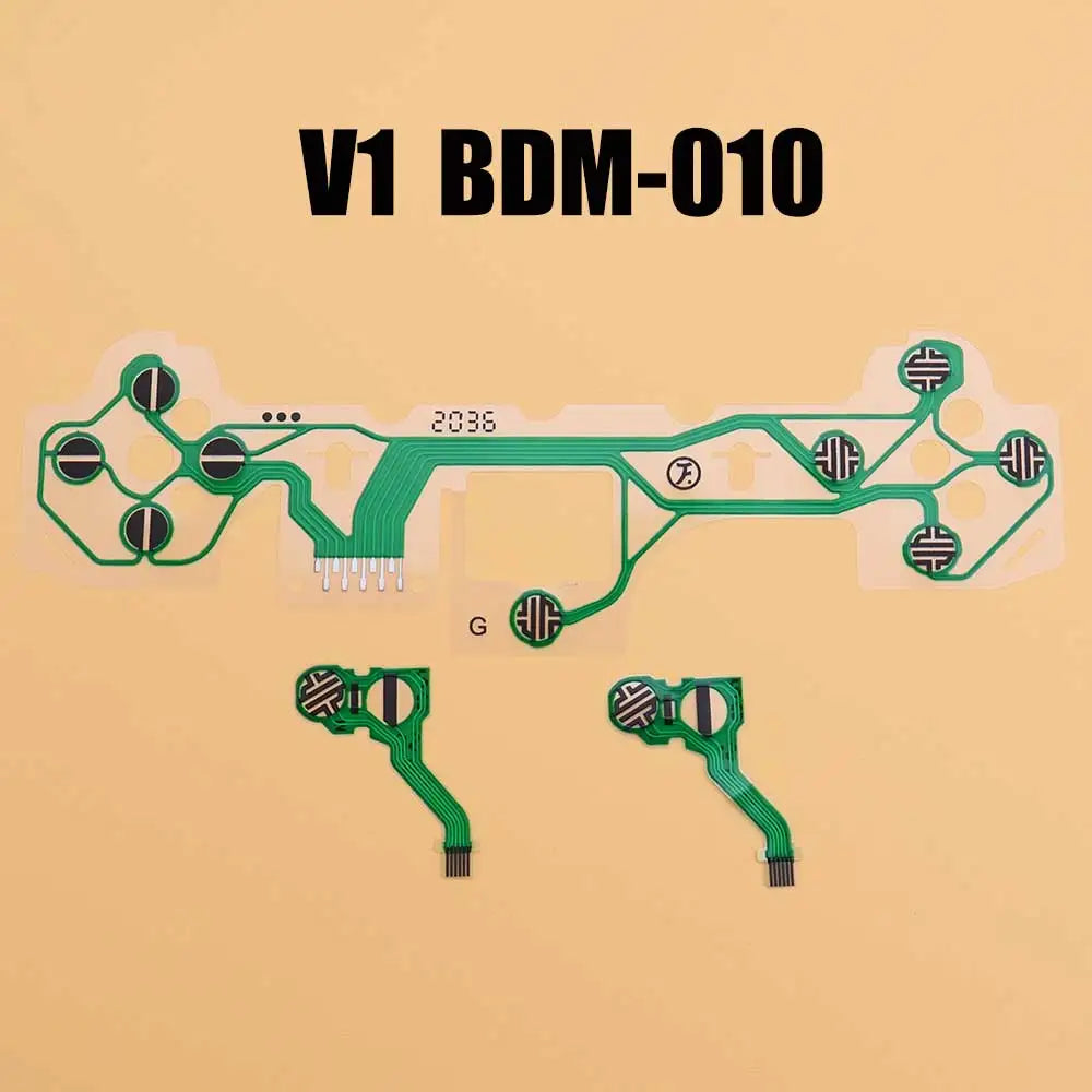 For PS5 BDM-010/020030/040/050 Controller Conductive Film Button Flex Cable Ribbon Circuit Board Conductive Rubber Pads Repair Game console repair parts