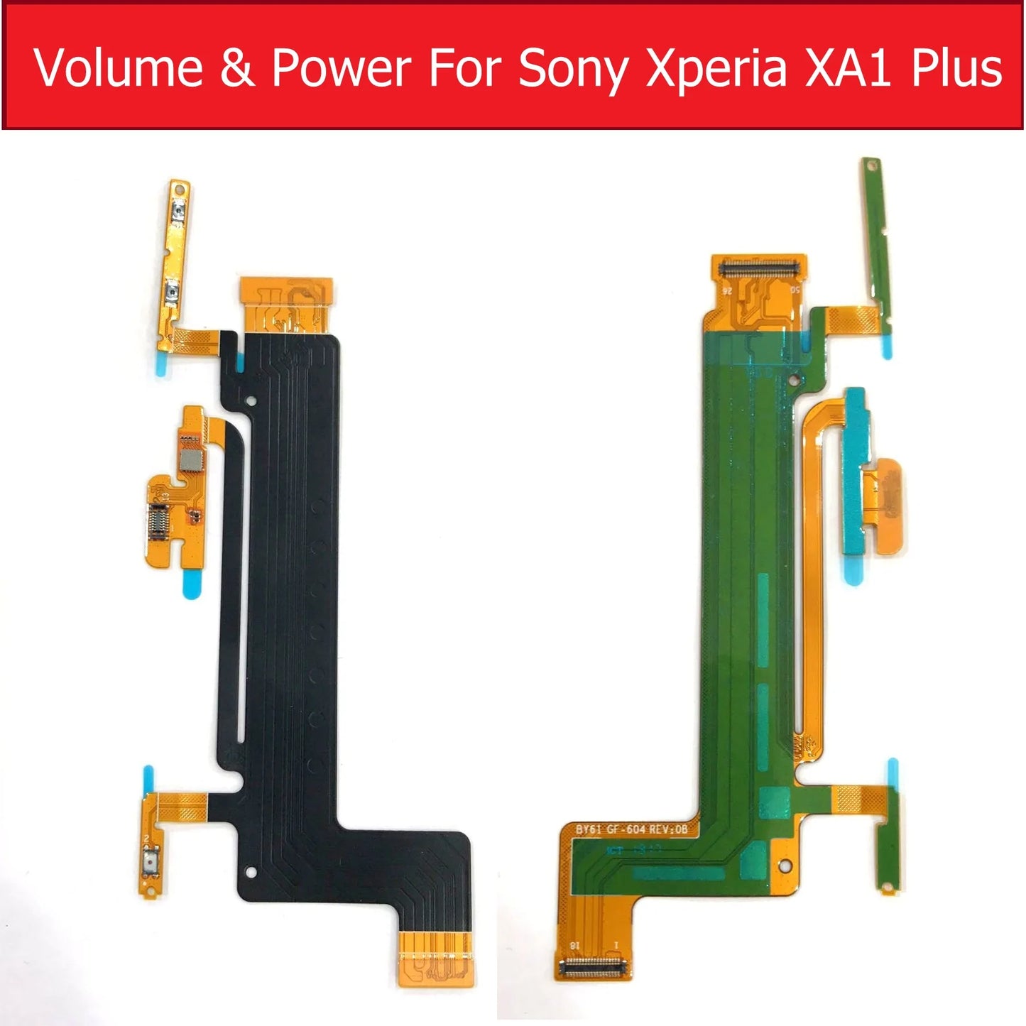 Power & Volume Flex Cable For Sony Xperia XA1/XA1 Plus/XA1 Ultra/XZ1/XZ1 Compact Main Side key Switch Button Flex Ribbon Repair Sony phone repair parts