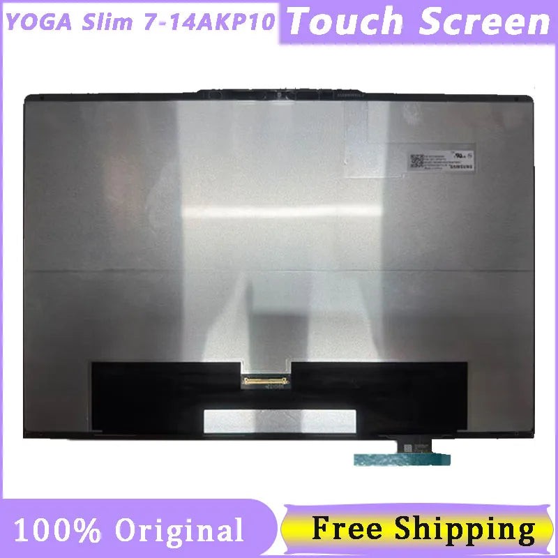14 Inch Touch Screen For Lenovo YOGA Slim 7-14AKP10 Display Assembly Replacement 1920x1200 FHD OLED 2.8K OELD With Frame Panel Lenovo laptop repair parts