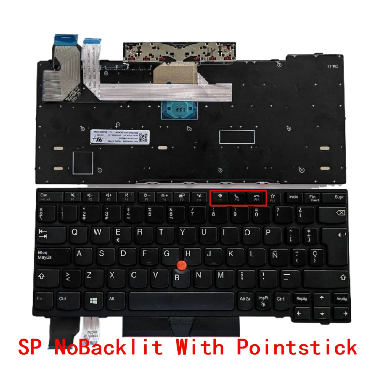 New Russian Spanish Laptop Backlit Keyboard For Lenovo Thinkpad X13 Gen 1 / L13 Gen 2 / L13 Yoga Gen 2 Notebook PC Replacement Lenovo laptop repair parts