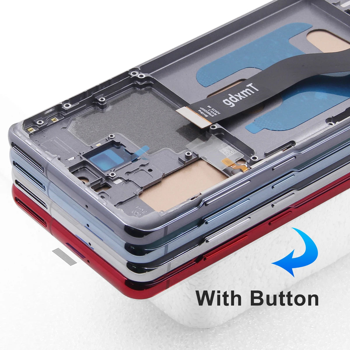 S20 Plus For Samsung Tested S20+ G985 G985F G985F/DS Display LCD Touch Screen Digitizer Assembly Replacement With Frame Samsung phone repair parts