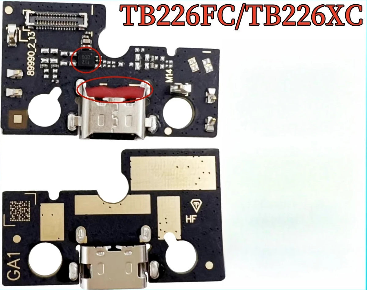 USB Charging Port Connector Plug Jack Charge Dock Board Flex Cable For  Tab K10Pro TB226FU/TB223XC 10.6" lcd power Volume cable Lenovo tablet repair parts