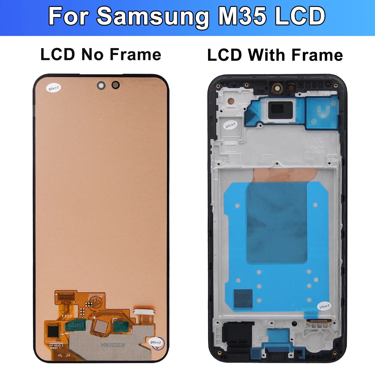OLED/TFT For Samsung M35 LCD Display Touch Screen Digitizer Assembly Replacement SM-M356B, SM-M356B/DS M35 5G LCD Screen Samsung phone repair parts
