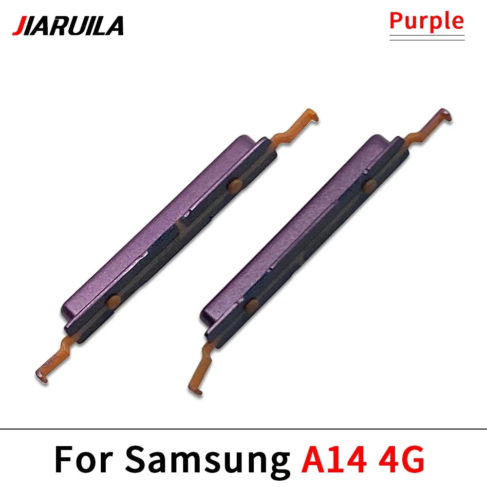 New For Samsung A14 A24 A34 A54 4G 5G Side Key Power and Volume Buttons Button Replacement Parts Samsung phone repair parts