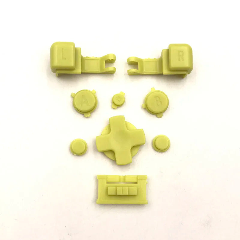 For GameBoy Advance SP Plastic Full Button Set For GBA SP A B Select Start Power ON/OFF L R Buttons Kit D Pad Game console repair parts