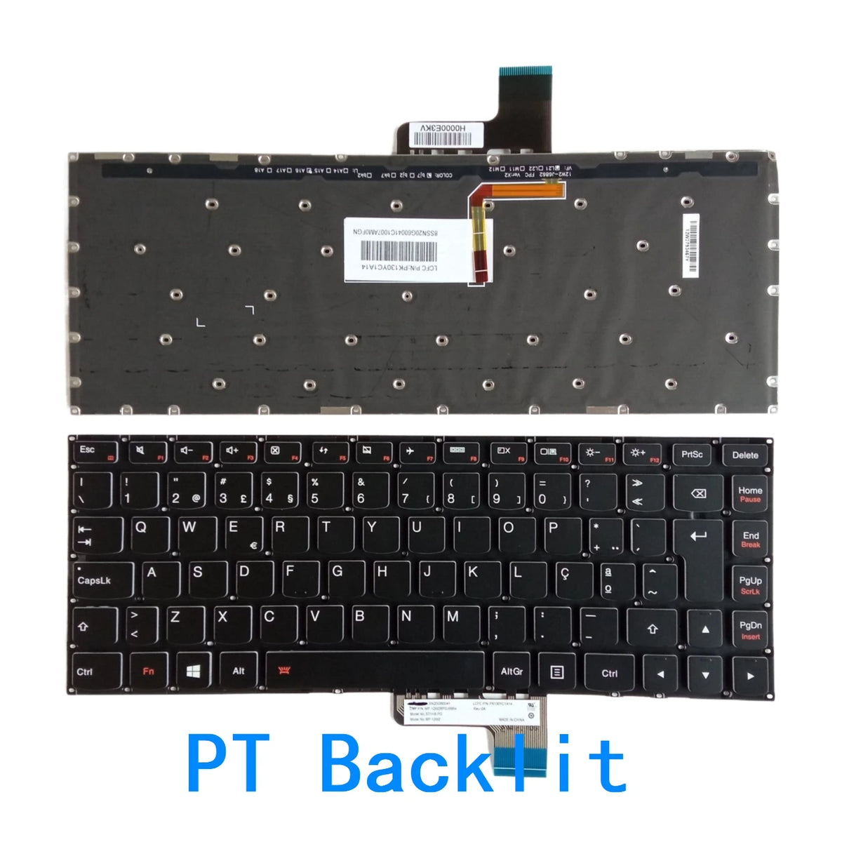 LA BR PT Backlit Keyboard For Lenovo E31-70 E31-80 U31-70 U31-80 Yoga 2 13 500s-13isk 500S-13ISK 700-14ISK Yoga 3 14 Lenovo laptop repair parts
