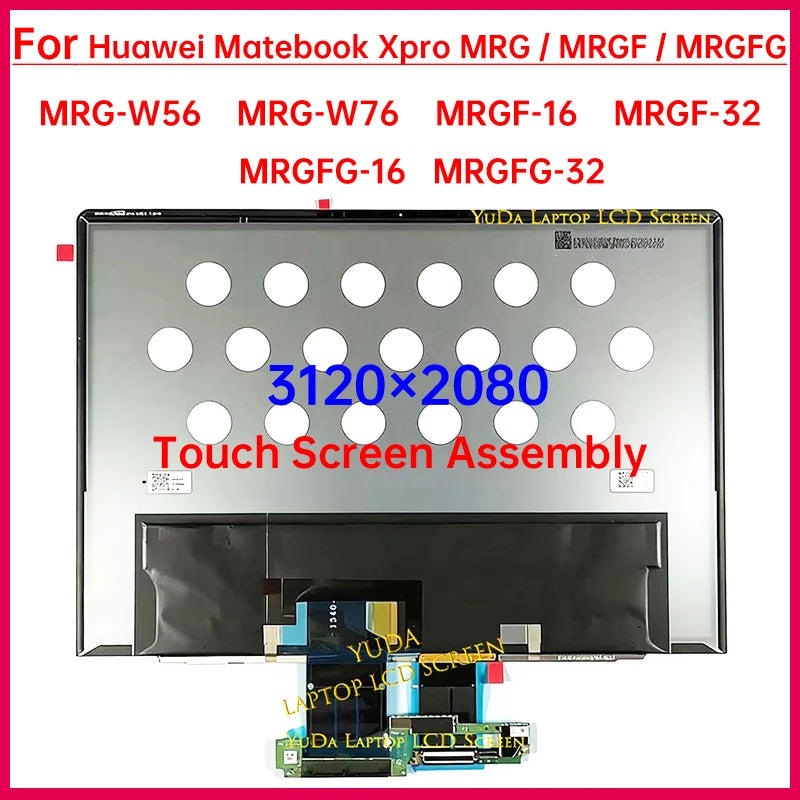 14.2 Inch Laptop LCD Touch Screen For Huawei Matebook Xpro MRG-W56 W76 MRGF MRGFG-X 16 32 Display Digitizer Assembly Replacement HUAWEI laptop repair parts