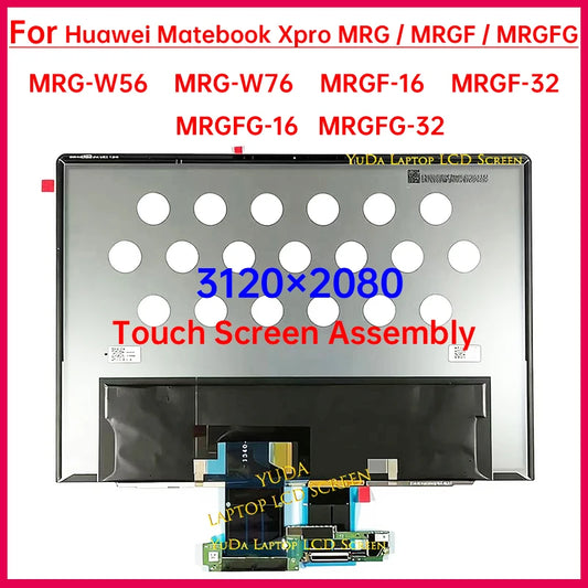 14.2 Inch Laptop LCD Touch Screen For Huawei Matebook Xpro MRG-W56 W76 MRGF MRGFG-X 16 32 Display Digitizer Assembly Replacement HUAWEI laptop repair parts
