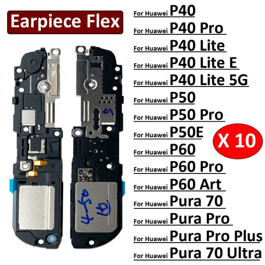 10Pcs, Loud Speaker Buzzer Ringer Flex Cable For Moto P40 P50 P60 Lite Pro Art P50E E Pura 70 Pro Plus Ultra 5G Replacement Part Motorola phone repair parts