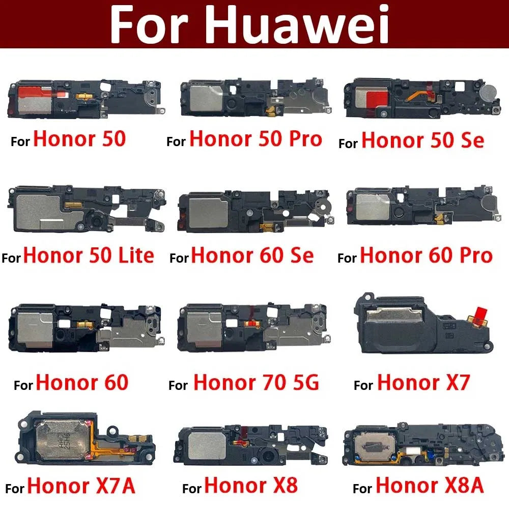 New For Huawei Honor 50 60 70 Pro Lite Se X6s X6 X7 X7A X8 X8A X9 X9A 5G Loud Speaker Buzzer Ringer Loudspeaker Flex Cable Huawei phone repair parts