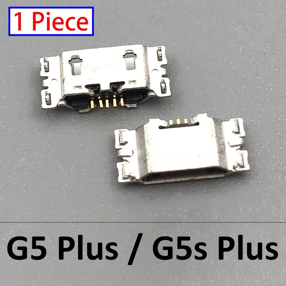 50Pcs Micro USB Connector Charging Port Jack Plug Dock For Motorola Moto G5 G5s G6 G7 G8 G9 Plus Play Power Lite Repair Parts Motorola phone repair parts