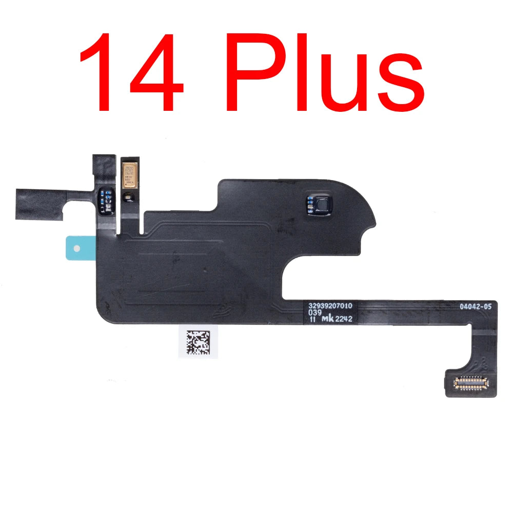 New Front Ear Earpiece Speaker Proximity Light Sensor Flex Ribbon Cable For IPhone 13 14 15 16 Pro Max Plus Mini iPhone phone repair parts