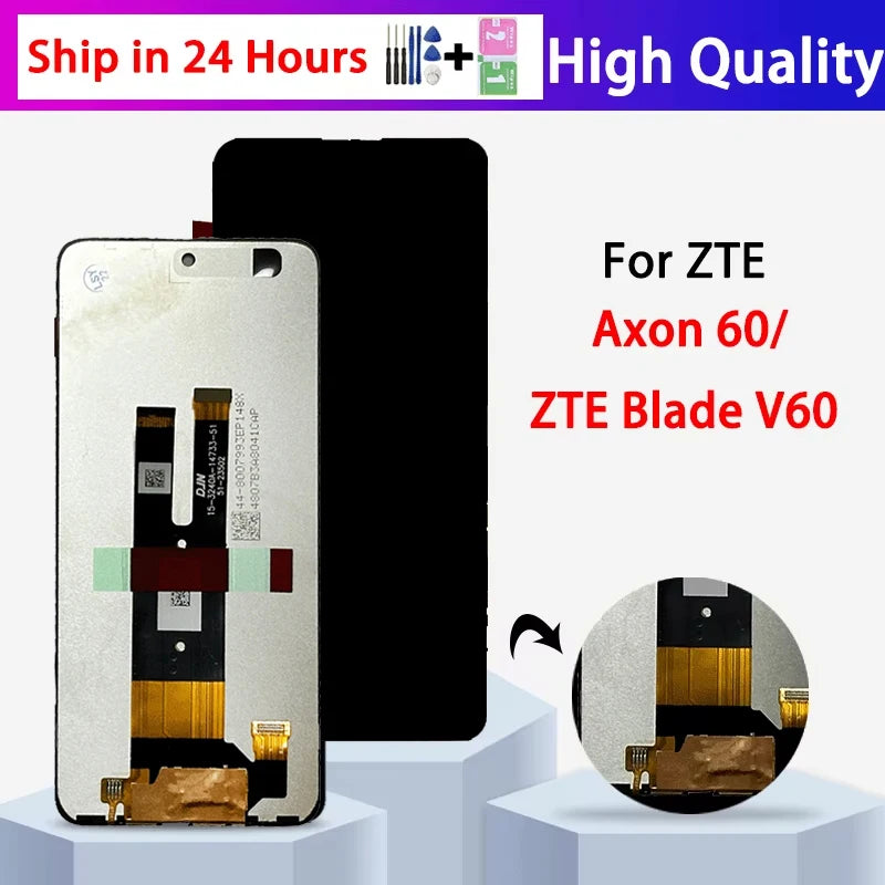 6.72“Tested For ZTE Axon 60 Z2356 LCD Display Screen Touch Panel Digitizer Blade V60 Display Replacement Repair Parts TCL phone repair parts