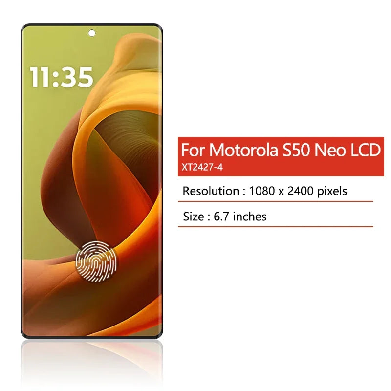 6.7'' For Motorola S50 Neo XT2427-4 LCD Display Touch Panel Screen Digitizer Assembly Replacement For Moto S50 Neo LCD display Motorola phone repair parts