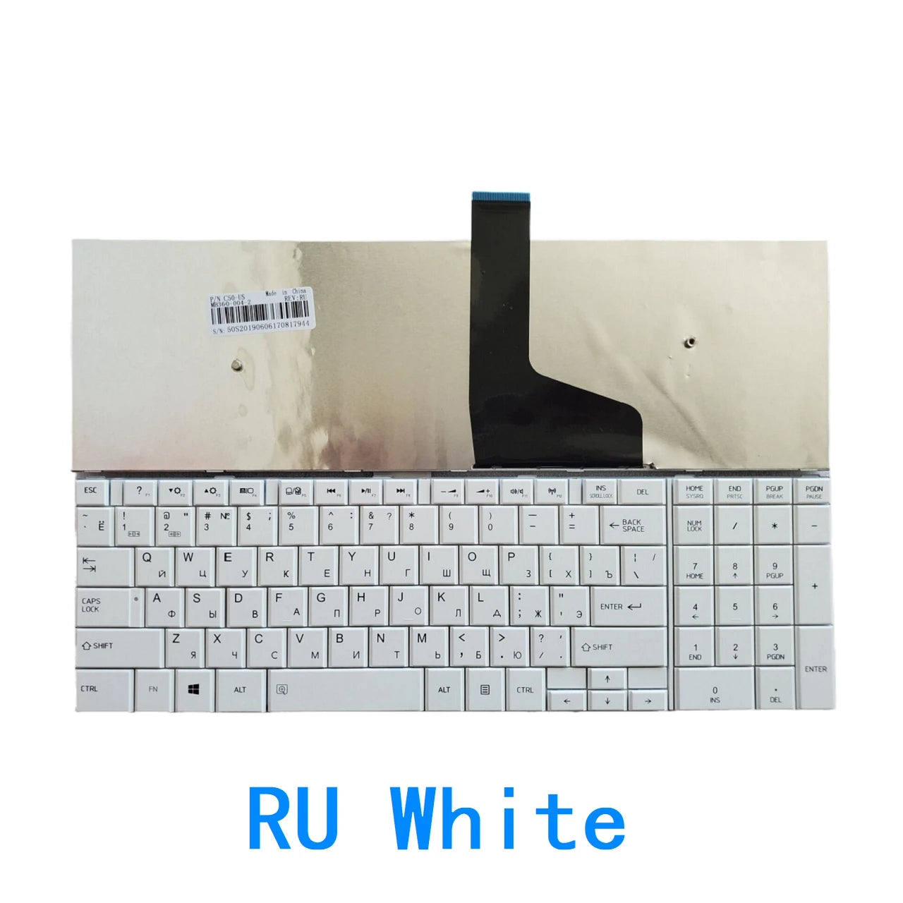 New US Russian Spanish Arab Brazil Keyboard For Toshiba Satellite C50 C50D C50-A C50-A506 C50D-A C55 C55T C55D C55-A C55D-A