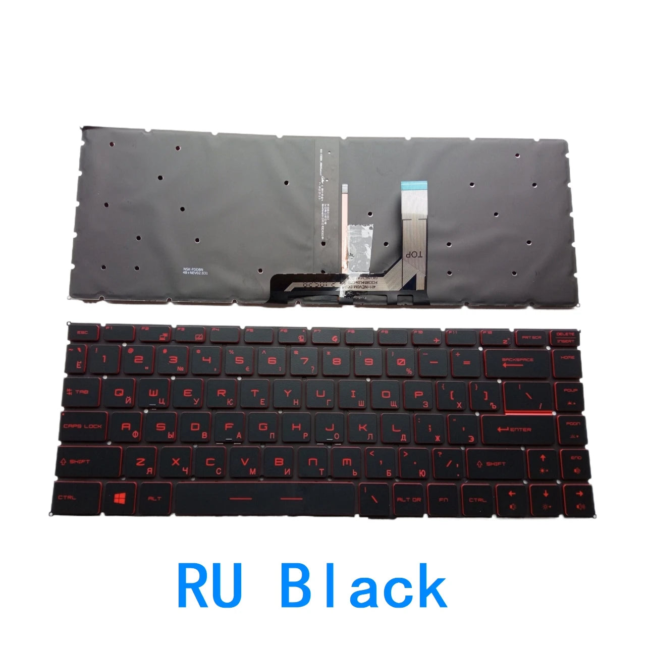 US Russian Spanish Backlit Keyboard For MSI GF63 8RC 8RD MS-16R1 MS-16R4 GF65 Thin 9SD 9SE 10SD 10SE MS-16W1 GS65 GS65VR MS-16Q1 MSI laptop repair parts