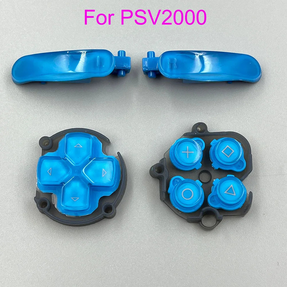 1PC For PSVita 2000 White Black  L R Trigger Button For PSV2000 Replacement Cross Function Button Game console repair parts