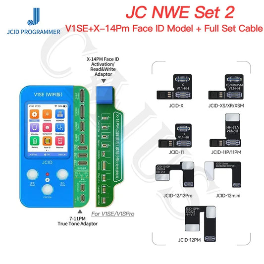 New JC JCID Dot Matrix Flex Cable for IPhone X XR XS 11 12 13 14 PRO MAX Mini Face ID Repair Read and Write Data Programing Professional Repair Tools