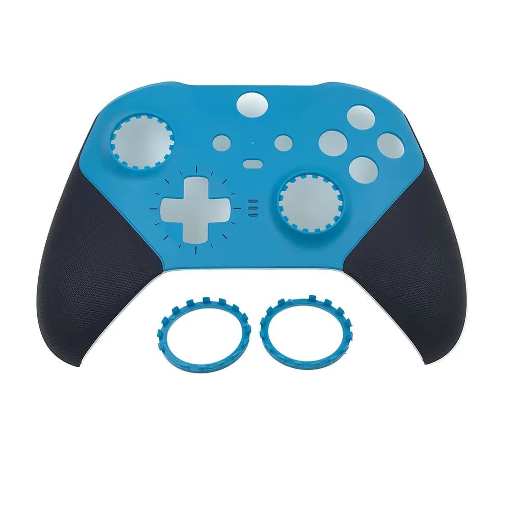 1Set Replacement Housing Shell For Xbox One Elite Series 2 Controller Front Cover Shell Case Faceplate Thumbstick Rings Game console repair parts