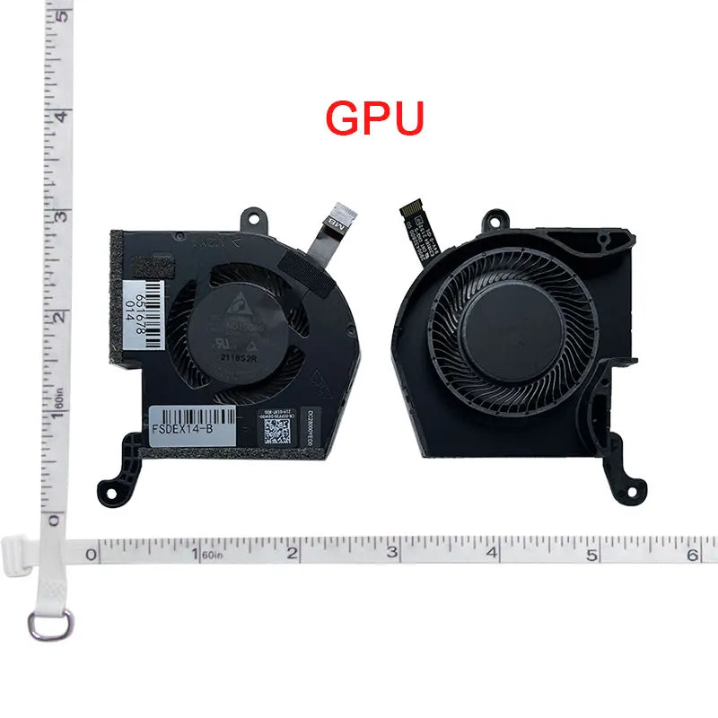 New Laptop CPU CPU Cooling Fan For DELL Alienware x14/X14 R1 P150G002 X17 R1 X17 R2 0X63JW 09DNWT 0HD5CJ 0XVCHN 0198CH 05PF30  Dell Laptop repair parts